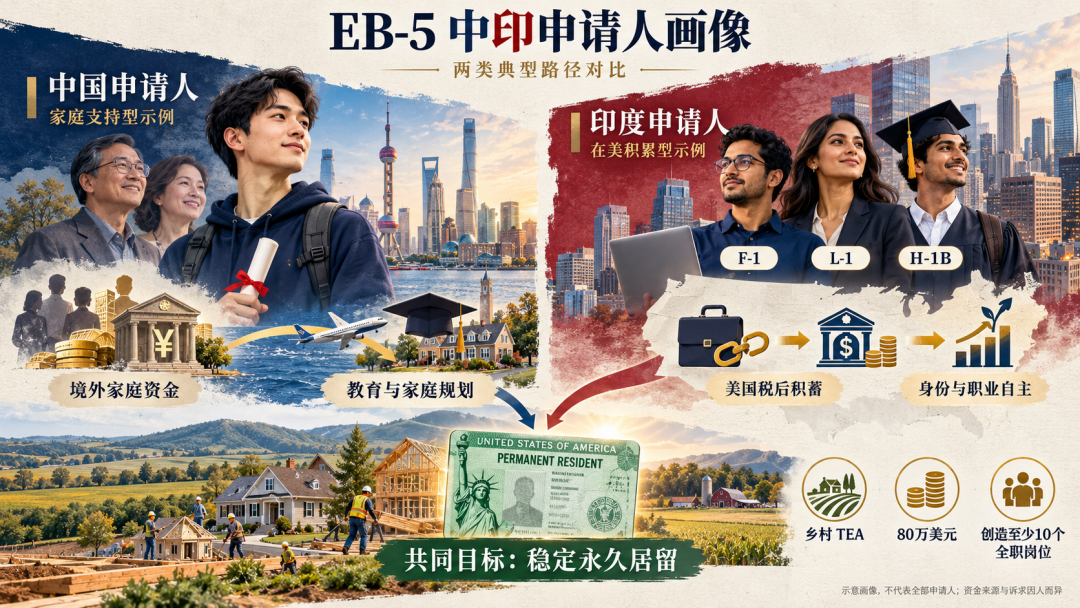 到底谁在申请EB5？中印投资人画像变了！